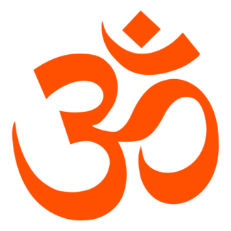 Hinduism Decal (Orange)